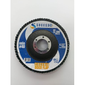 DISCO FLAP  4.1/2 GRÃO 40DISCO FLAP  4.1/2 GRÃO 40